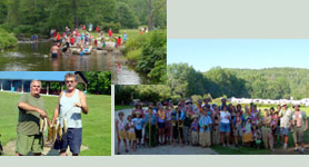 Fishing and camping in nh